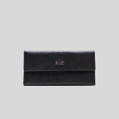 Billetera Orquídea Negro, regalo corporativo personalizado con logo