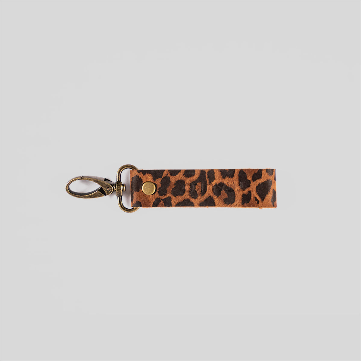 Llavero de Cuero Animal Print, regalo corporativo personalizado con logo