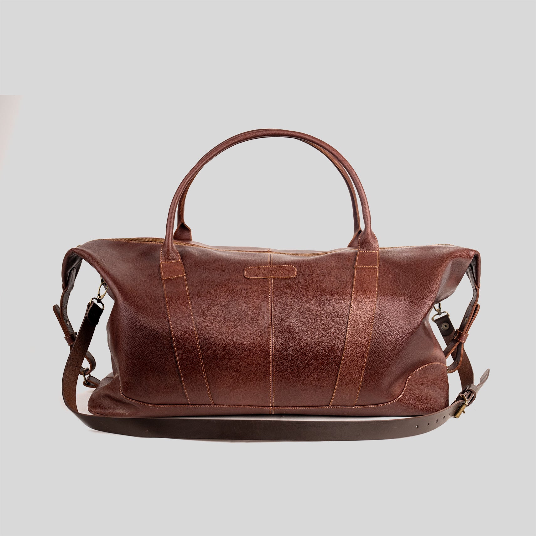 Bolso Belfort Castaño, regalo corporativo personalizado con logo