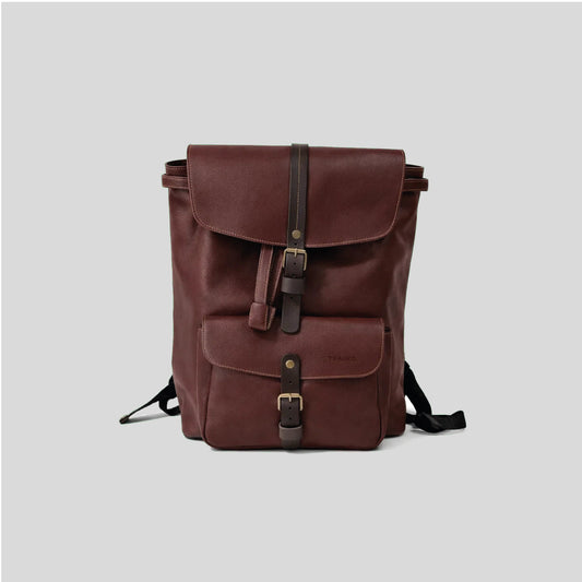 Mochila Denver Castaño, regalo corporativo personalizado con logo