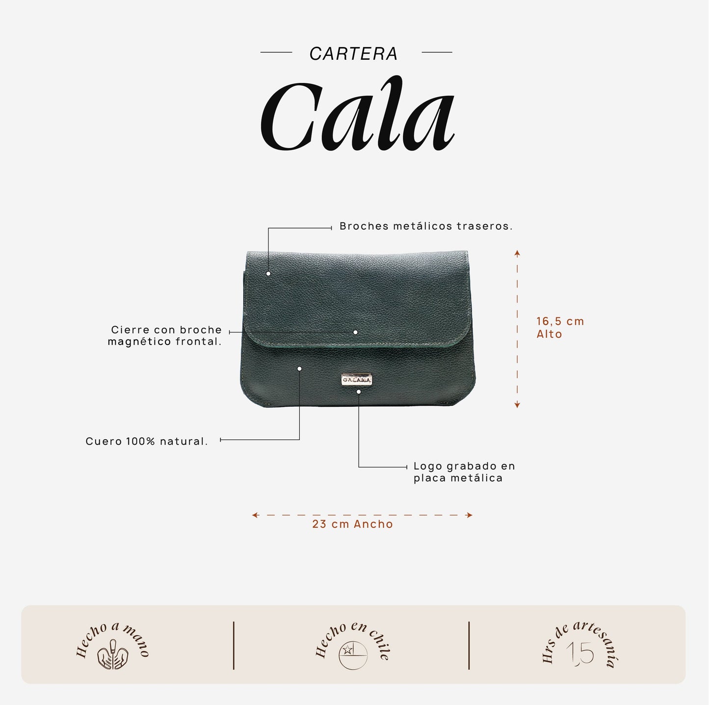 Cartera Cala Turquesa
