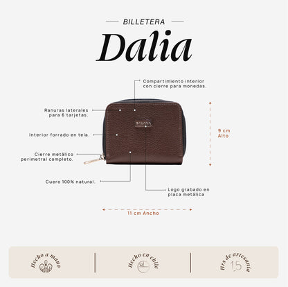 Billetera Dalia Chocolate