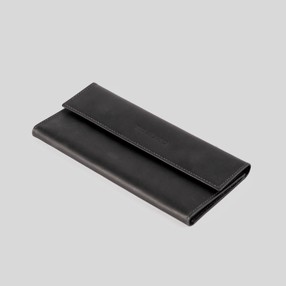 Billetera Niza Negro, regalo corporativo personalizado con logo