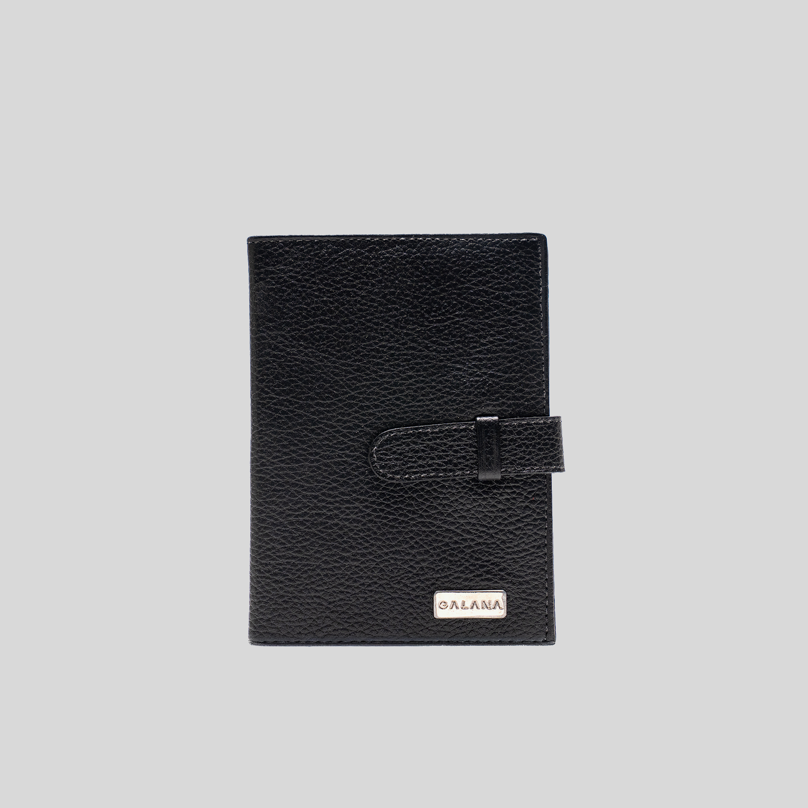 Portapasaporte Hibisco Negro, regalo corporativo personalizado con logo