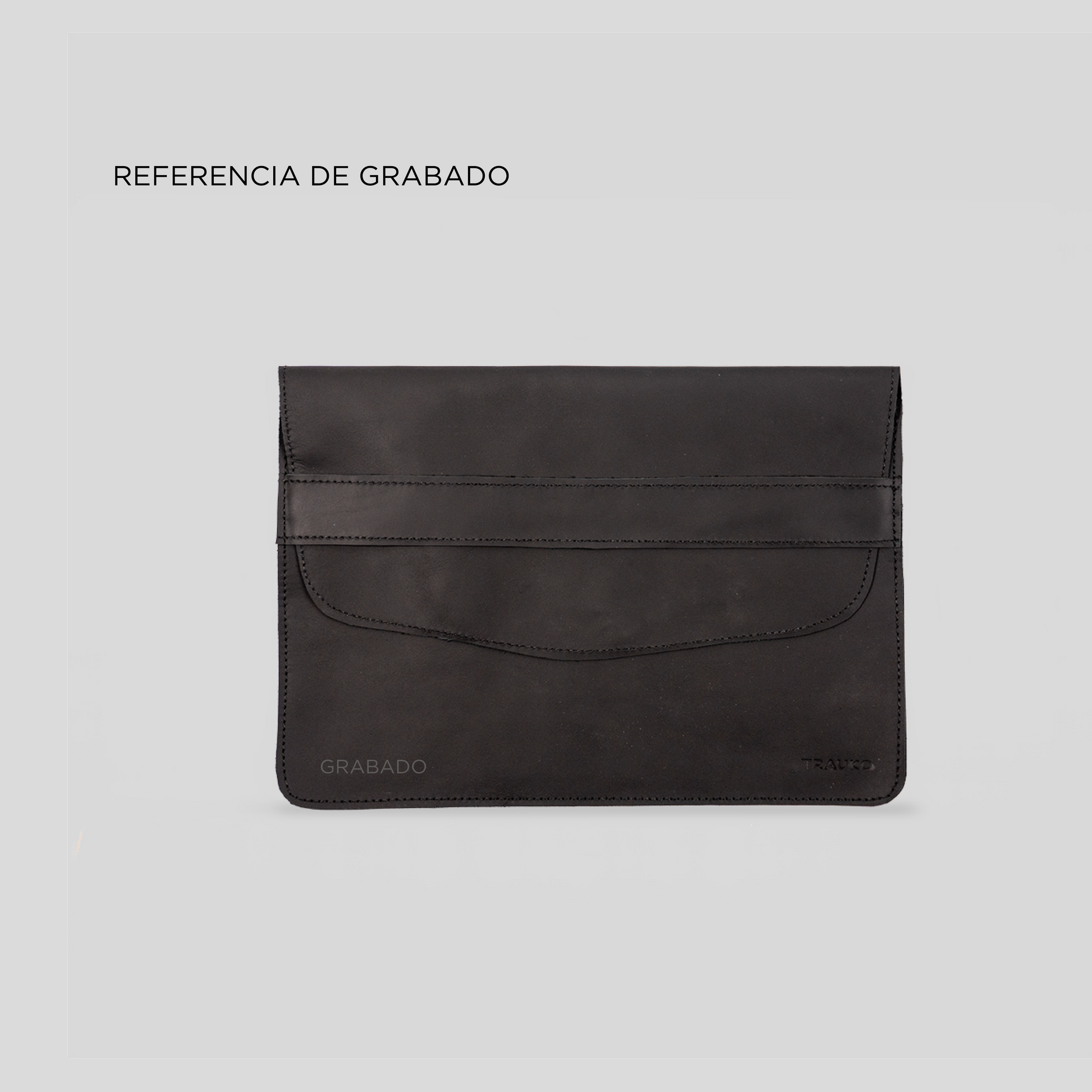 Funda Notebook Bilbao Negro - Trauko