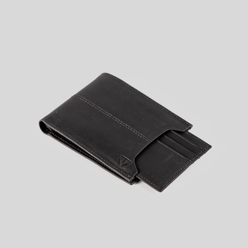 Billetera Split Negro, regalo corporativo personalizado con logo