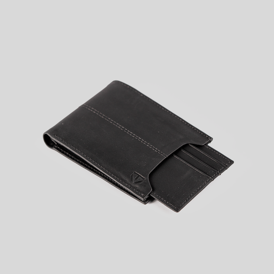 Billetera Split Negro, regalo corporativo personalizado con logo