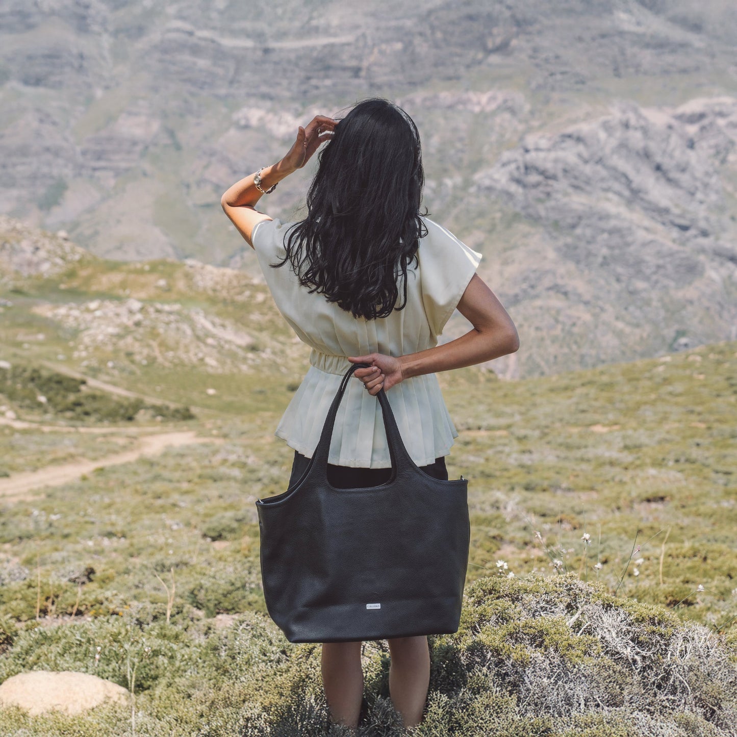 Cartera Malva Negro