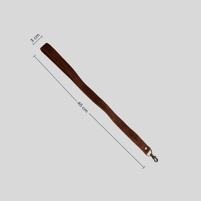 Lanyard de Cuero Café - Trauko